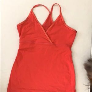 Lululemon women tank top coral xs